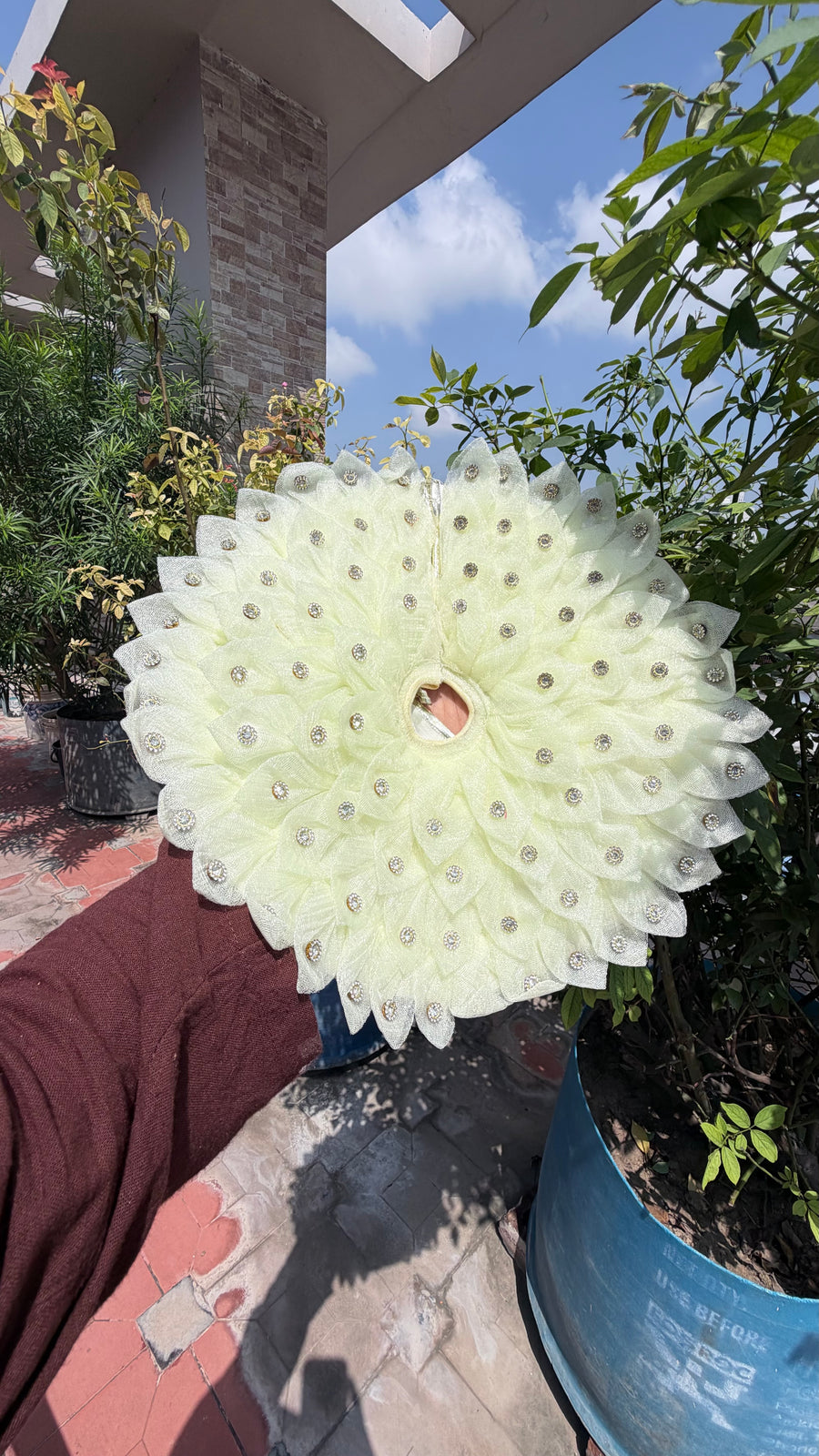Cream petals 6 12 inch