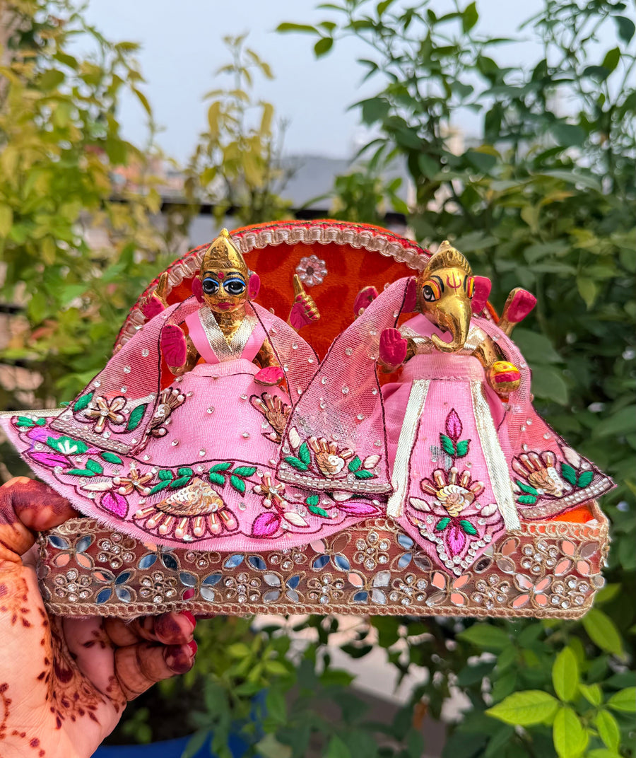 Pink handwork set